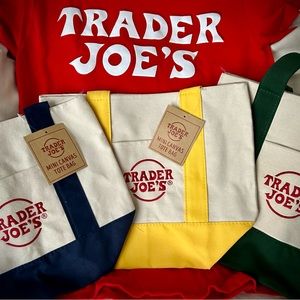 Trader Joe’s YELLOW Mini Canvas Tote